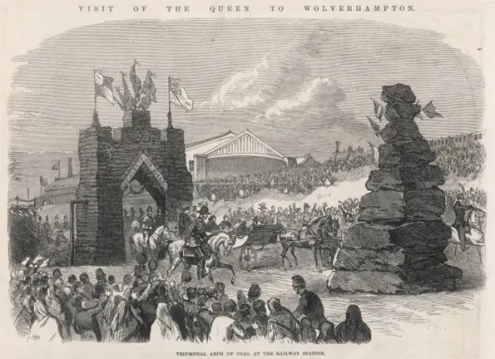 Framed Print : Victoria at Wolverhampton Framed Print : Victoria at Wolverhampton
