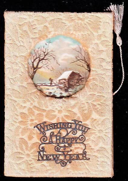 Victorian 1890s Card Greetings Christmas Xmas