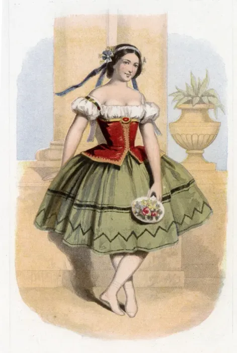 Framed Print : Victorian Ballerina Framed Print : Victorian Ballerina