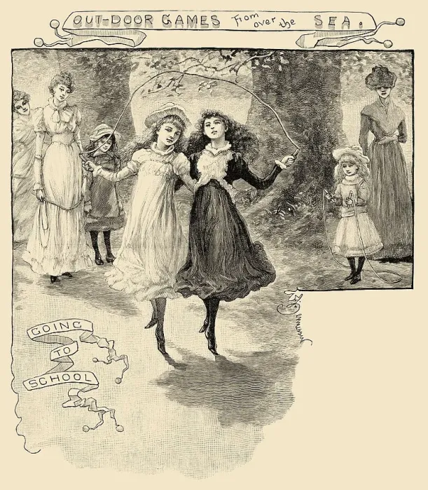 Framed Print : Victorian Children's Games Framed Print : Victorian Children's Games