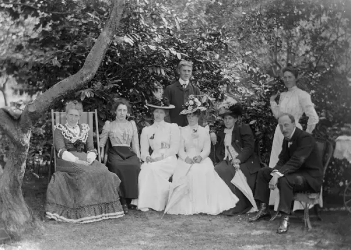 Framed Print : Victorian or Edwardian family group Framed Print : Victorian or Edwardian family group