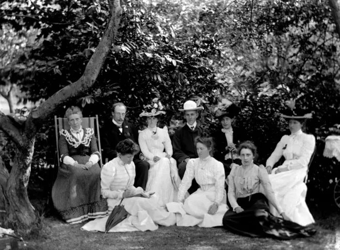 Framed Print : Victorian or Edwardian family group Framed Print : Victorian or Edwardian family group