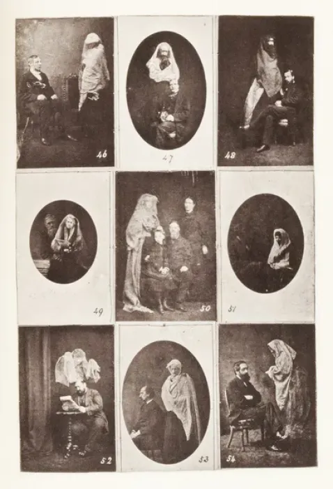 Framed Print : Victorian Families with Spirits Framed Print : Victorian Families with Spirits