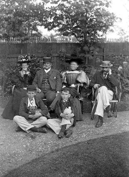 Victorian family group