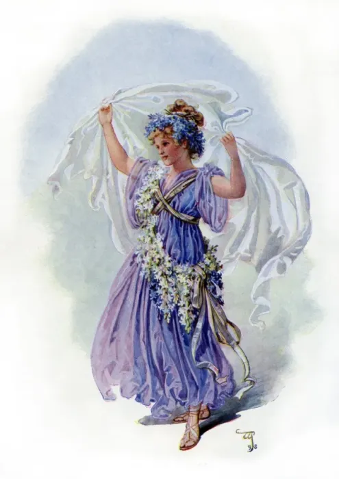 Framed Print : Victorian floral dress Framed Print : Victorian floral dress