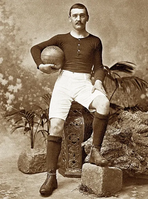 Framed Print : Victorian Footballer (football, sport) Framed Print : Victorian Footballer (football, sport)