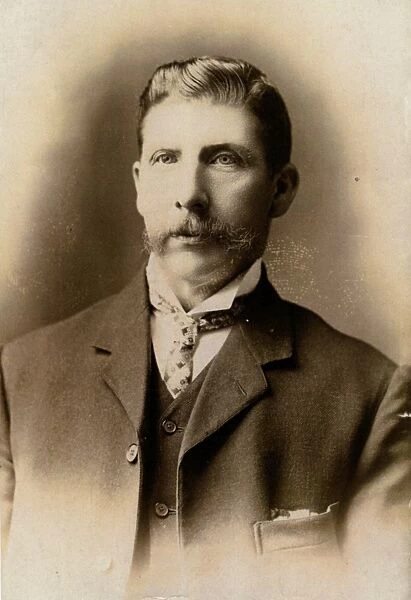 Victorian man in studio photo