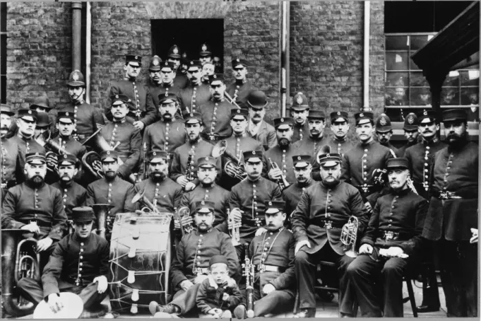 Framed Print : Victorian Police Band Framed Print : Victorian Police Band