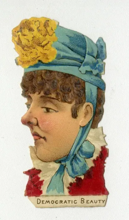 Framed Print : Victorian scrap - Democratic beauty Framed Print : Victorian scrap - Democratic beauty