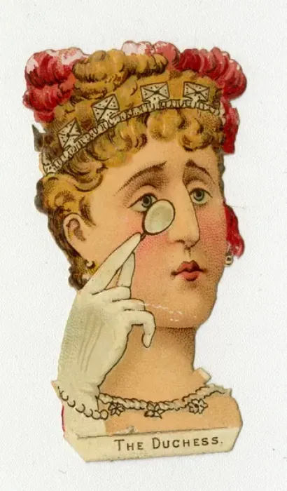Framed Print : Victorian scrap - The Duchess Framed Print : Victorian scrap - The Duchess