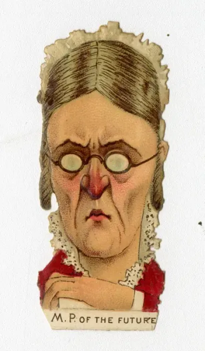 Framed Print : Victorian scrap - MP of the future Framed Print : Victorian scrap - MP of the future