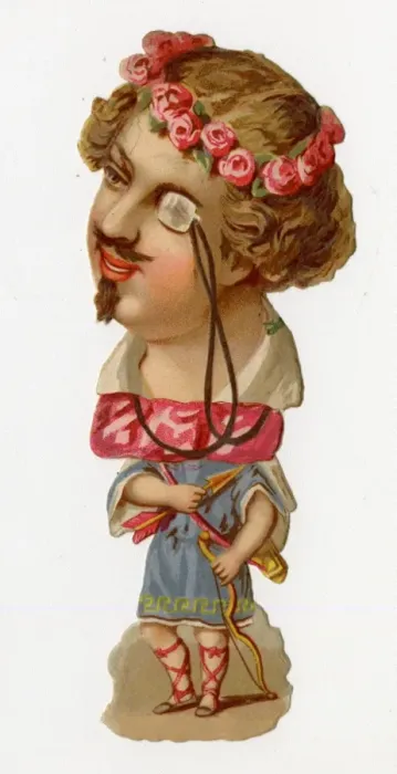 Framed Print : Victorian scrap - Theatre character Framed Print : Victorian scrap - Theatre character