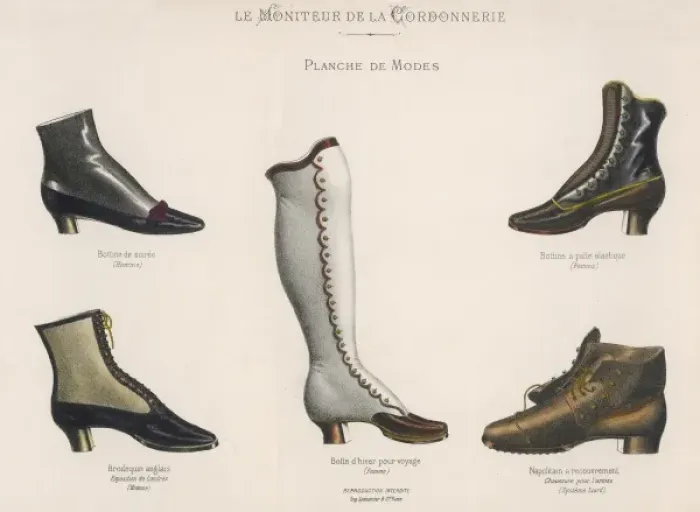 Framed Print : Victorian Shoes & Boots Framed Print : Victorian Shoes & Boots