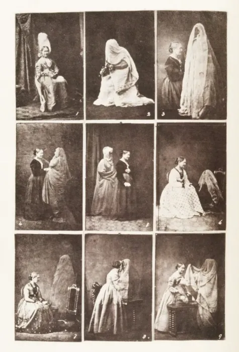 Framed Print : Victorian Women with spirits