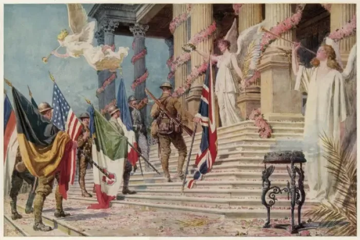 Framed Print : The Victory of the Allies