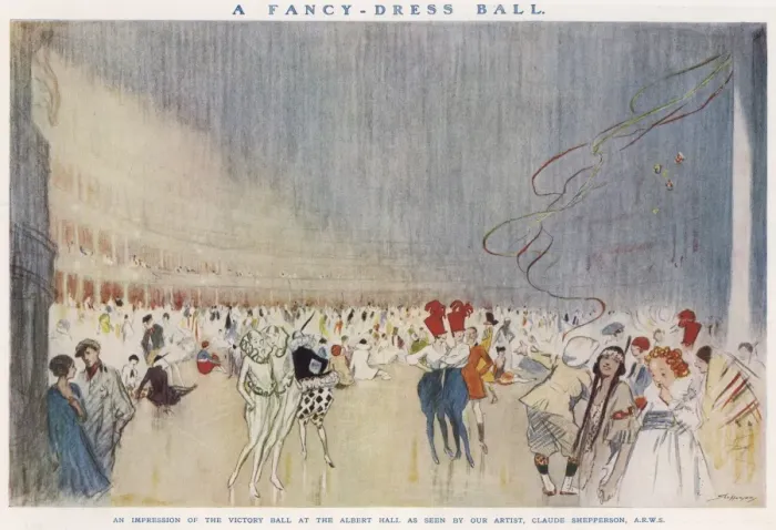 Framed Print : Victory Ball Albert Hall Framed Print : Victory Ball Albert Hall