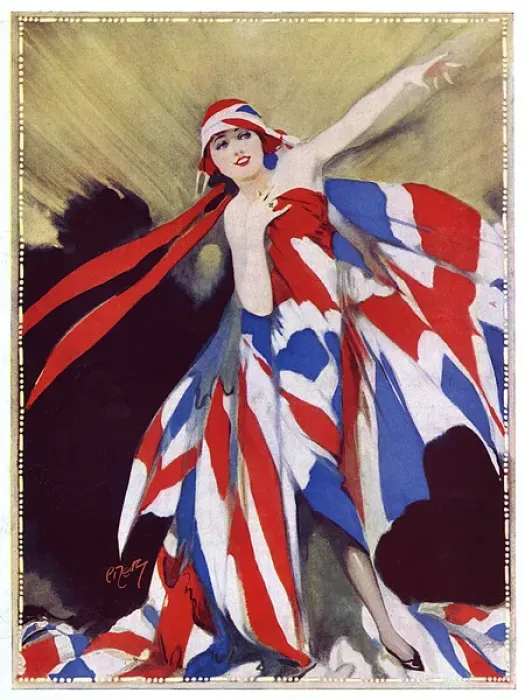 Framed Print : The Victory Girl by Pizer Framed Print : The Victory Girl by Pizer