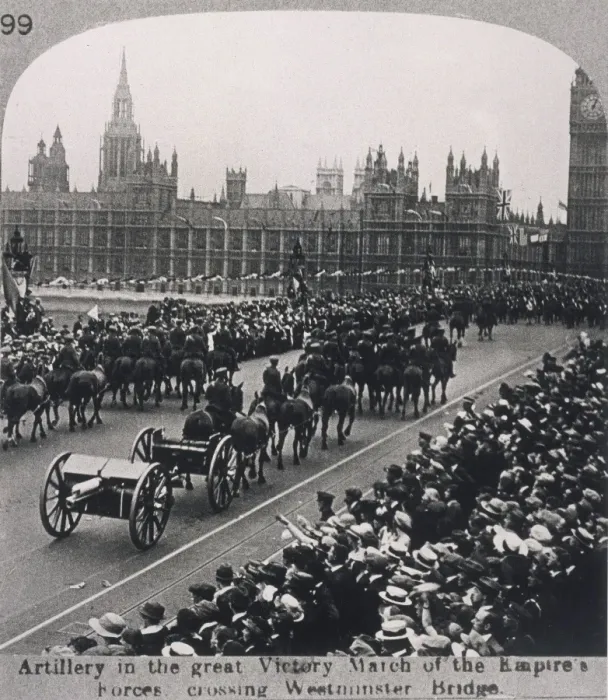 Framed Print : Victory Parade 1918 Framed Print : Victory Parade 1918