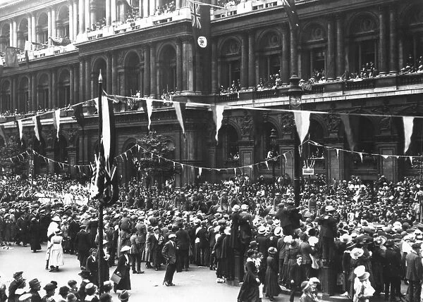 Victory parade celebrations on Peace Day, 19th July 1919