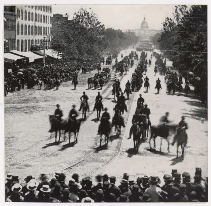 Framed Print : Victory Parade / Washingt Framed Print : Victory Parade / Washingt