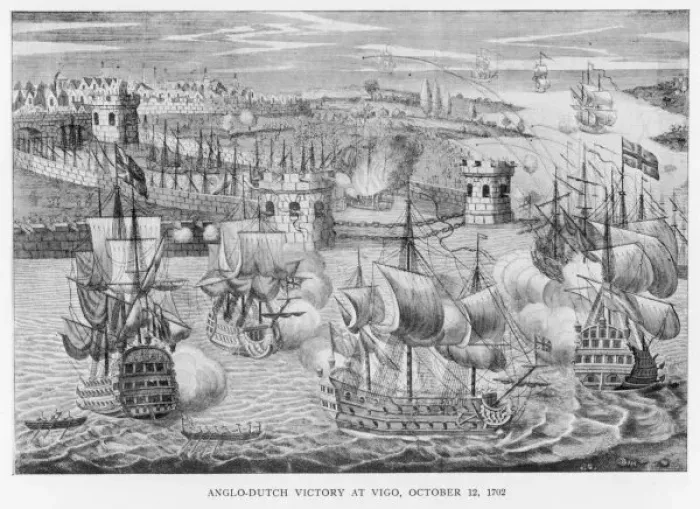 Framed Print : Victory at Vigo / 1702 Framed Print : Victory at Vigo / 1702