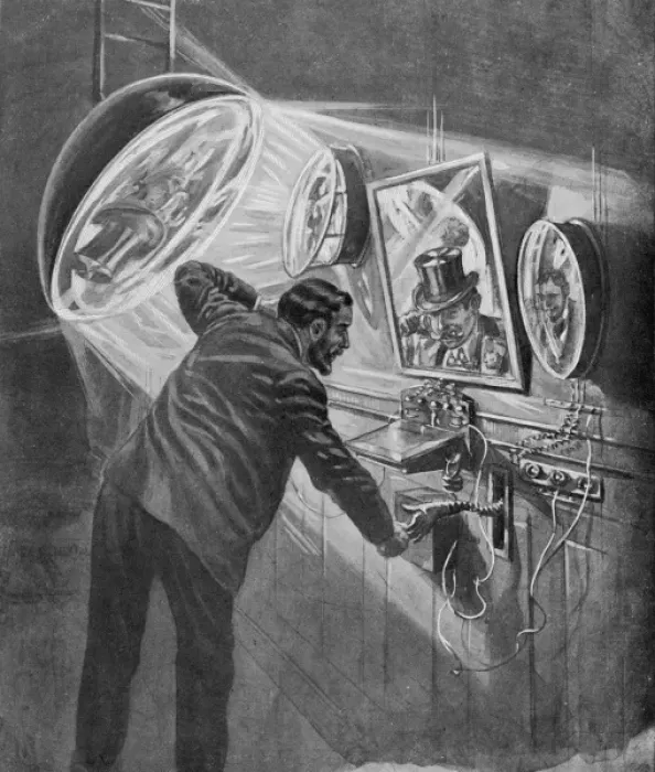 Framed Print : Videophone Predicted Framed Print : Videophone Predicted