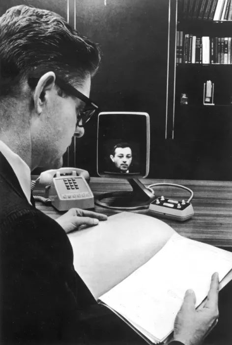 Framed Print : Videophone Prediction Framed Print : Videophone Prediction