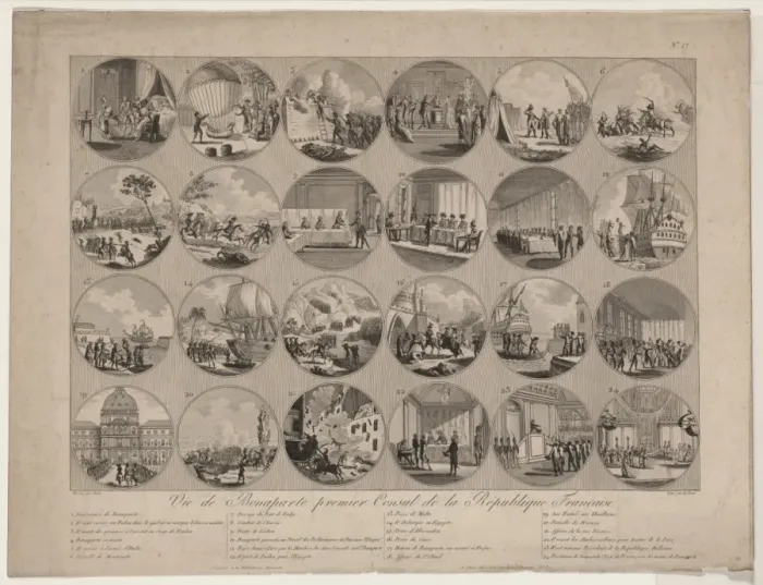 Framed Print : Vie de Bonaparte, premier Consul de la Republique francaise Framed Print : Vie de Bonaparte, premier Consul de la Republique francaise