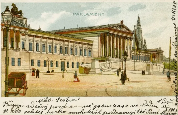 Framed Print : Vienna, Austria - The Parliament Building Framed Print : Vienna, Austria - The Parliament Building