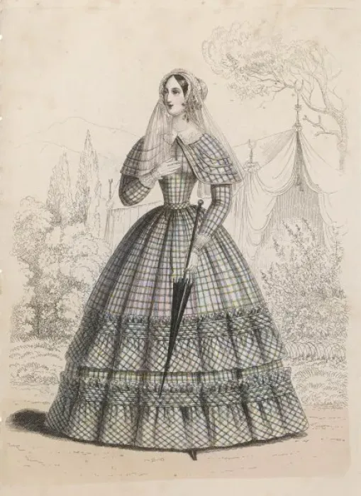 Framed Print : Vienna Fashion 1843 Framed Print : Vienna Fashion 1843