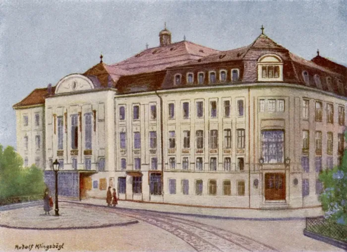 Framed Print : Vienna / Konzerthaus 1913 Framed Print : Vienna / Konzerthaus 1913