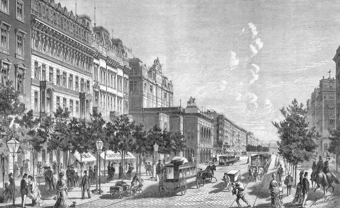 Framed Print : VIENNA, THE RINGSTRASSEN Framed Print : VIENNA, THE RINGSTRASSEN