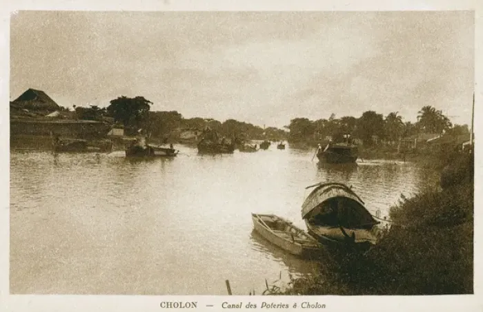 Framed Print : Vietnam - Cho Lon - The Canal of the Potteries Framed Print : Vietnam - Cho Lon - The Canal of the Potteries