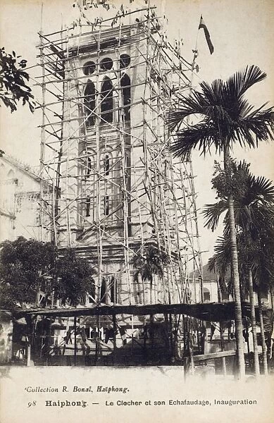 Vietnam - Haiphong - Cathedral Clocktower inaugurated