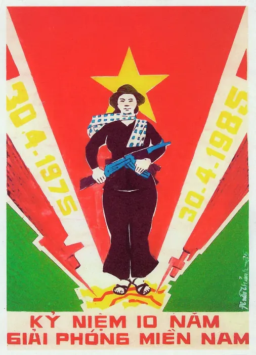 Framed Print : Vietnamese Patriotic Poster Framed Print : Vietnamese Patriotic Poster