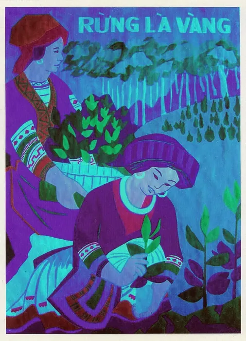 Framed Print : Vietnamese Patriotic Poster - Harvesting Framed Print : Vietnamese Patriotic Poster - Harvesting