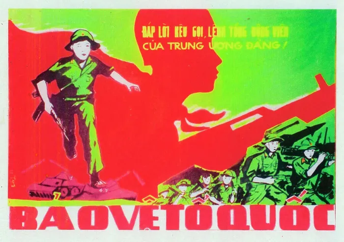 Framed Print : Vietnamese Patriotic Poster - Treasure of the Nation Framed Print : Vietnamese Patriotic Poster - Treasure of the Nation