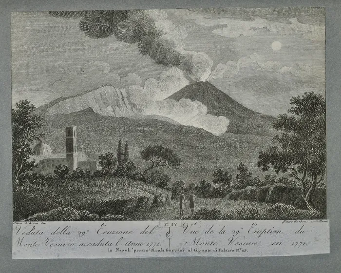 Framed Print : View of the 29th eruption of Mount Vesuvius, 1771 Framed Print : View of the 29th eruption of Mount Vesuvius, 1771