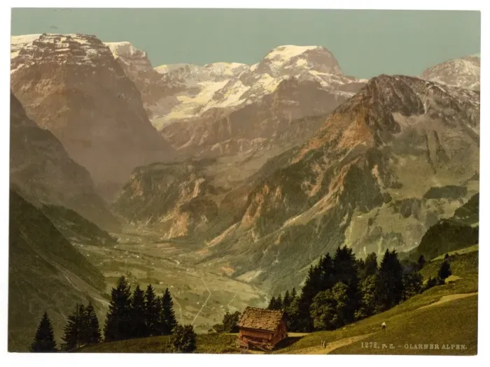 Framed Print : View of the Alps of Glarus (Selbsanft, Piz Urlu, Todi, etc. ) Framed Print : View of the Alps of Glarus (Selbsanft, Piz Urlu, Todi, etc. )