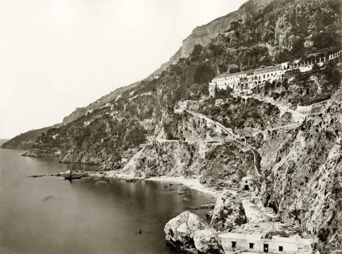 Framed Print : View at Amalfi, Italy Framed Print : View at Amalfi, Italy