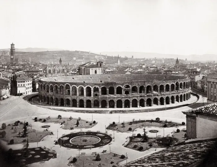 Framed Print : View of the Arena in Verona, Italy Framed Print : View of the Arena in Verona, Italy