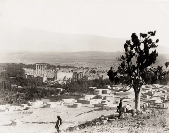 Framed Print : View of Baalbek, Baalbec, Syria Framed Print : View of Baalbek, Baalbec, Syria