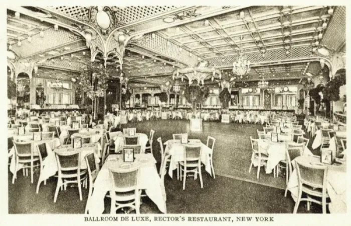 Framed Print : A view of the Ballroom de Luxe at Rectors Restaurant, New Y Framed Print : A view of the Ballroom de Luxe at Rectors Restaurant, New Y