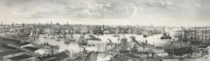 Framed Print : View of Baltimore Framed Print : View of Baltimore
