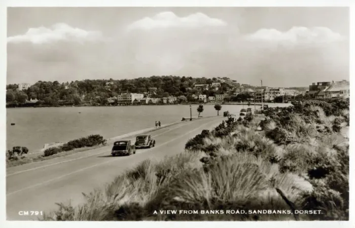 Framed Print : View from Banks Road - Sandbanks, Dorset, England Framed Print : View from Banks Road - Sandbanks, Dorset, England