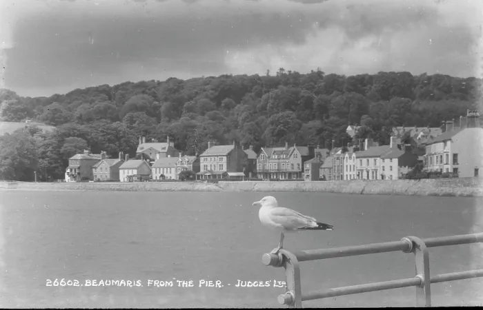 Framed Print : View of Beaumaris from the Pier Framed Print : View of Beaumaris from the Pier