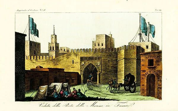 View of the Beb-kar (Bab Bhar), Gate to