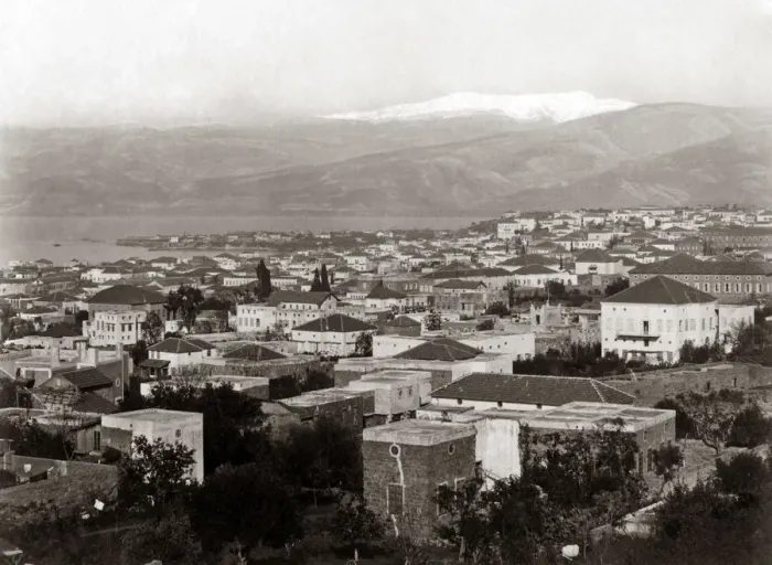 Framed Print : View of Beirut, Lebanon, circa 1880s Framed Print : View of Beirut, Lebanon, circa 1880s