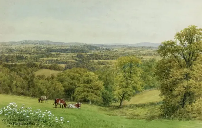 Framed Print : View from Bidborough Ridge, near Tunbridge Wells, Kent Framed Print : View from Bidborough Ridge, near Tunbridge Wells, Kent