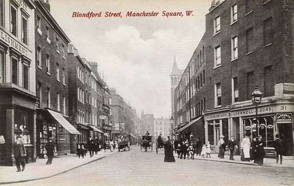 View of Blandford Street, Manchester Square, London